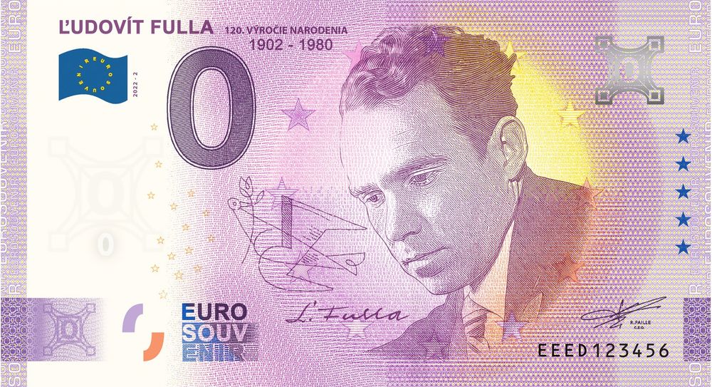 eurobankovka Ľudovít Fulla