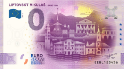 0 Euro Souvenir � 740 rokov Liptovsk�ho Mikul�a