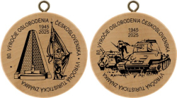 turistick znmka - 80. vroie oslobodenia eskoslovenska