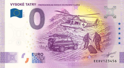 0 Euro Souvenir Vysok� Tatry - profesion�lna horsk� z�chrann� slu�ba