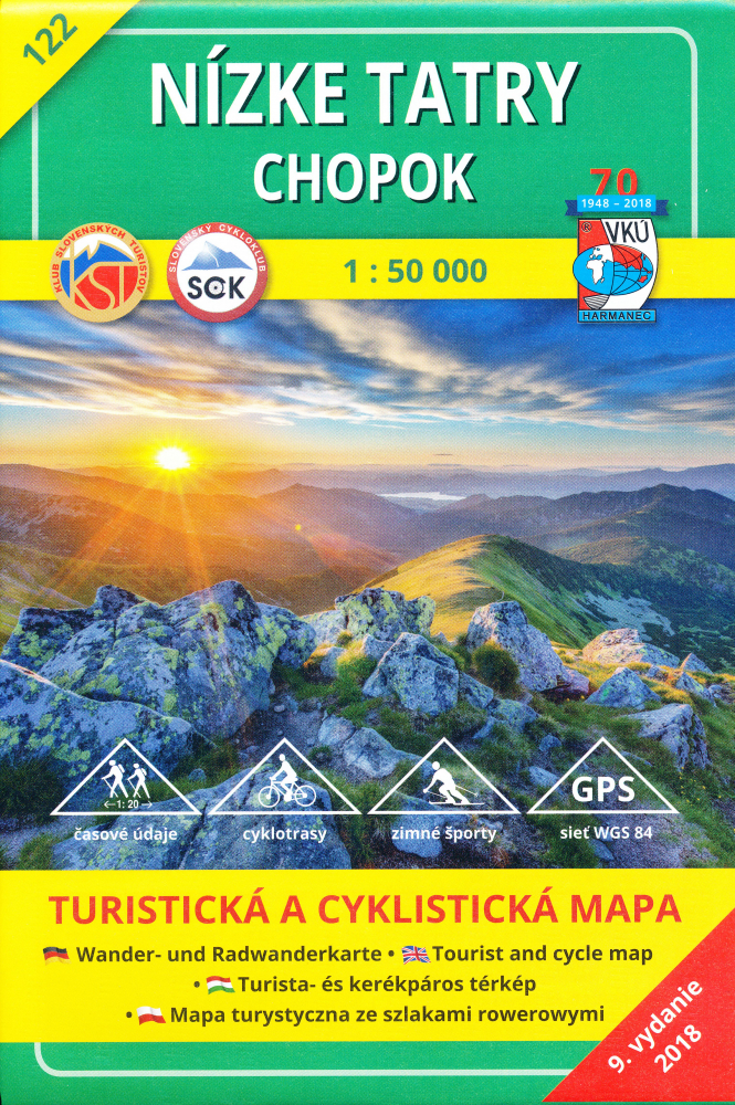 Nízke Tatry (Chopok) - mapa VKÚ