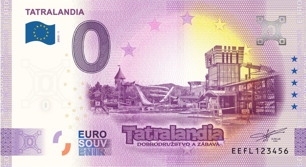 eurobankovka Tatralandia